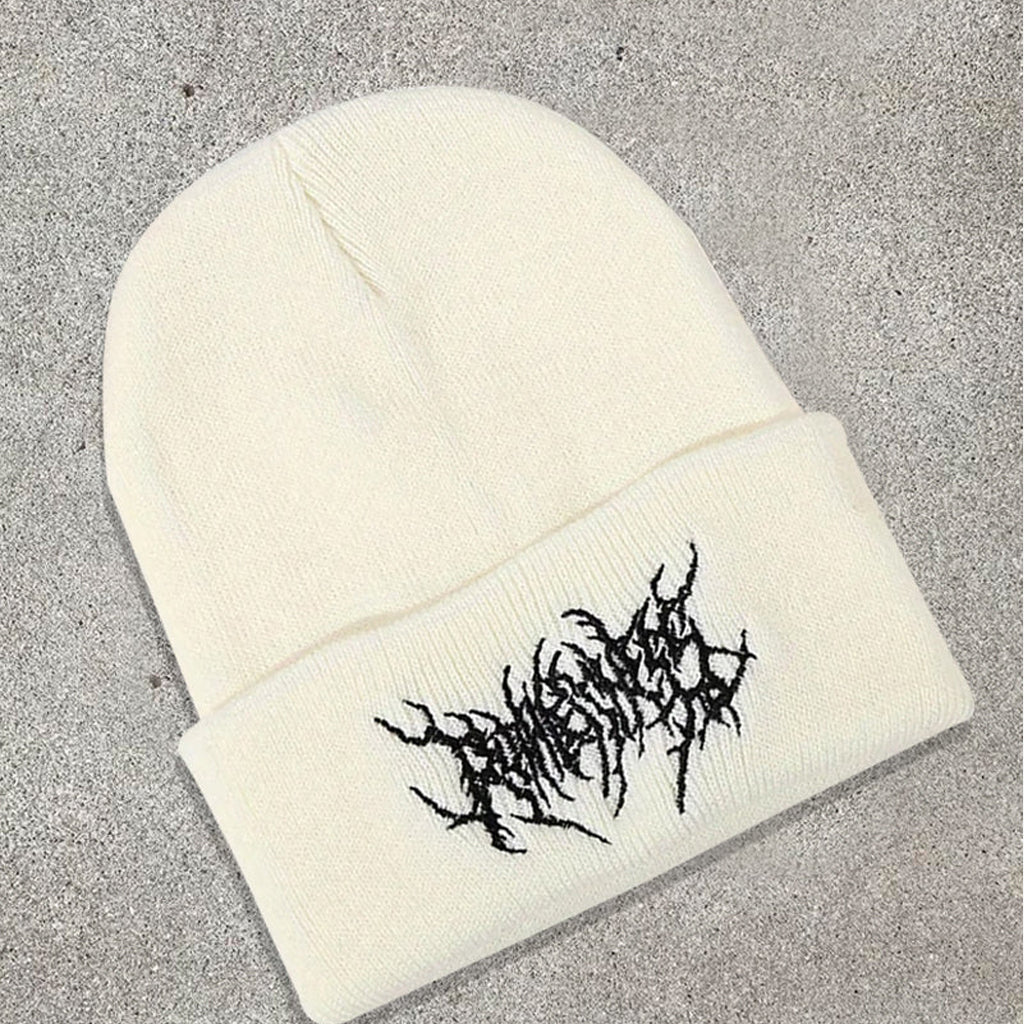 Gothic Street Punk Knitted Beanie - CP117