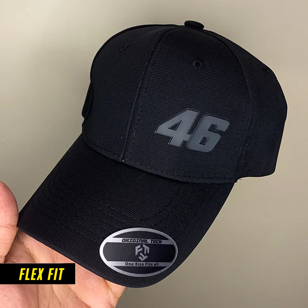 Black 46 Fitted Cap - CP0120