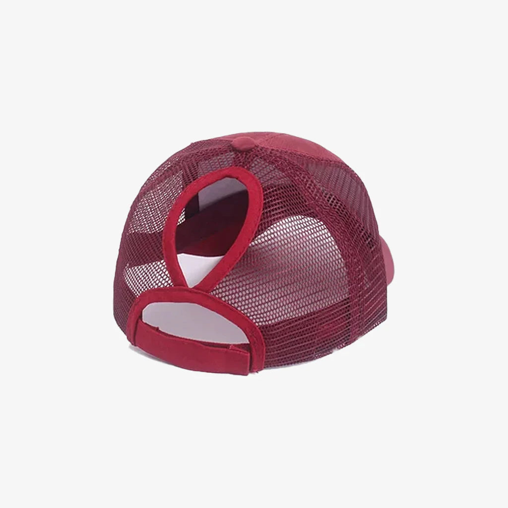 Ponytail Camo Mesh Baseball Cap - CP110