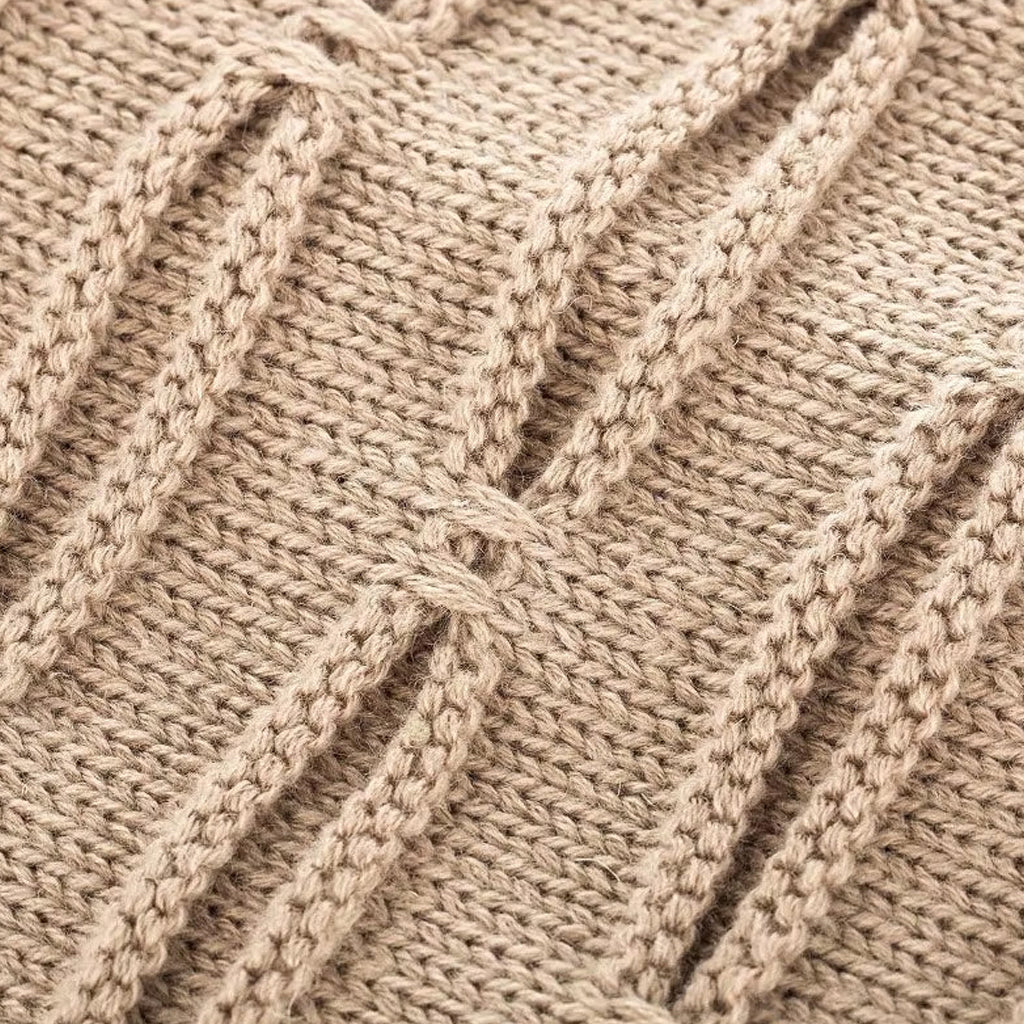Unisex Khaki Knitted Beanie - CP097
