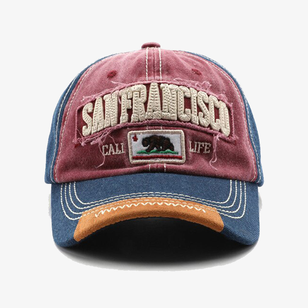 San Francisco Embroidered Vintage Cap - CP041