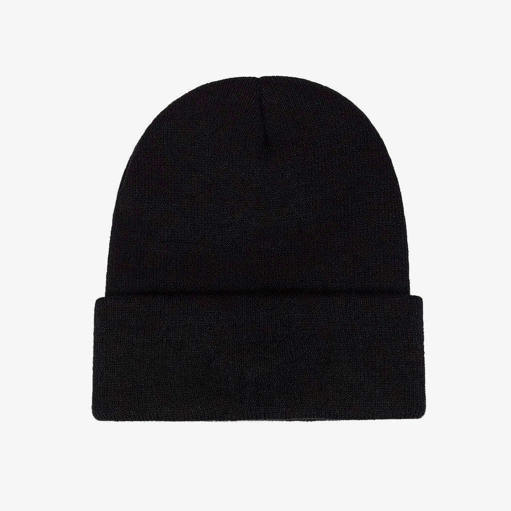 Black Embroidered Beanie - CP0119