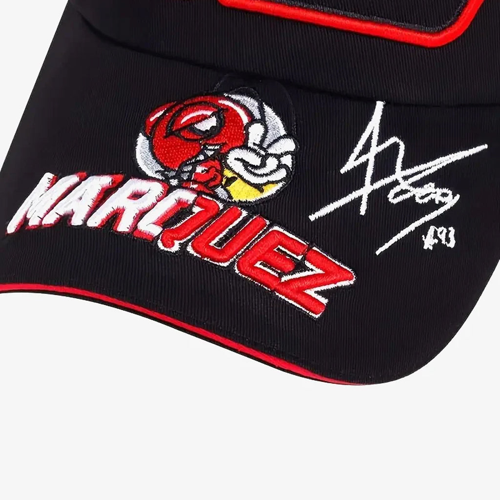 Spider 93 Embroidered Black Cap - CP086