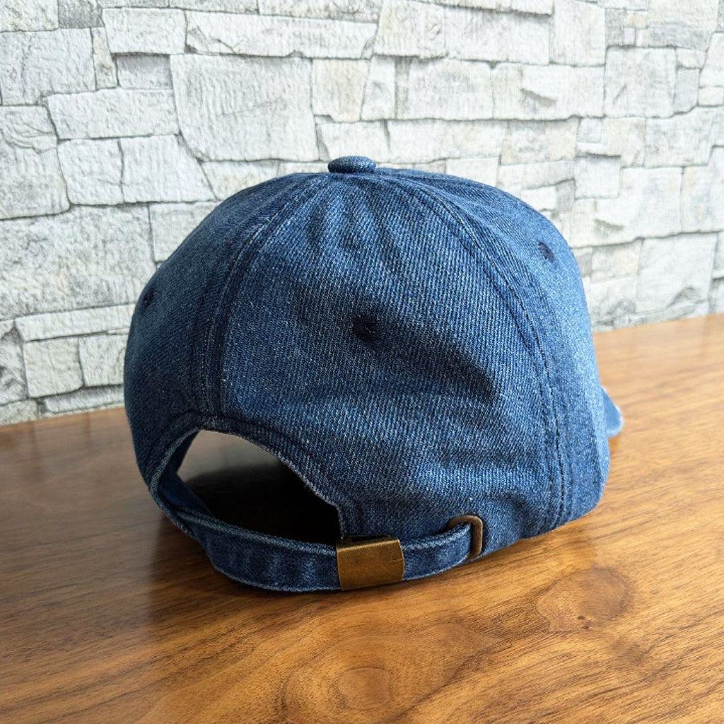 NY Blue Denim Embroidered Cap - CP085