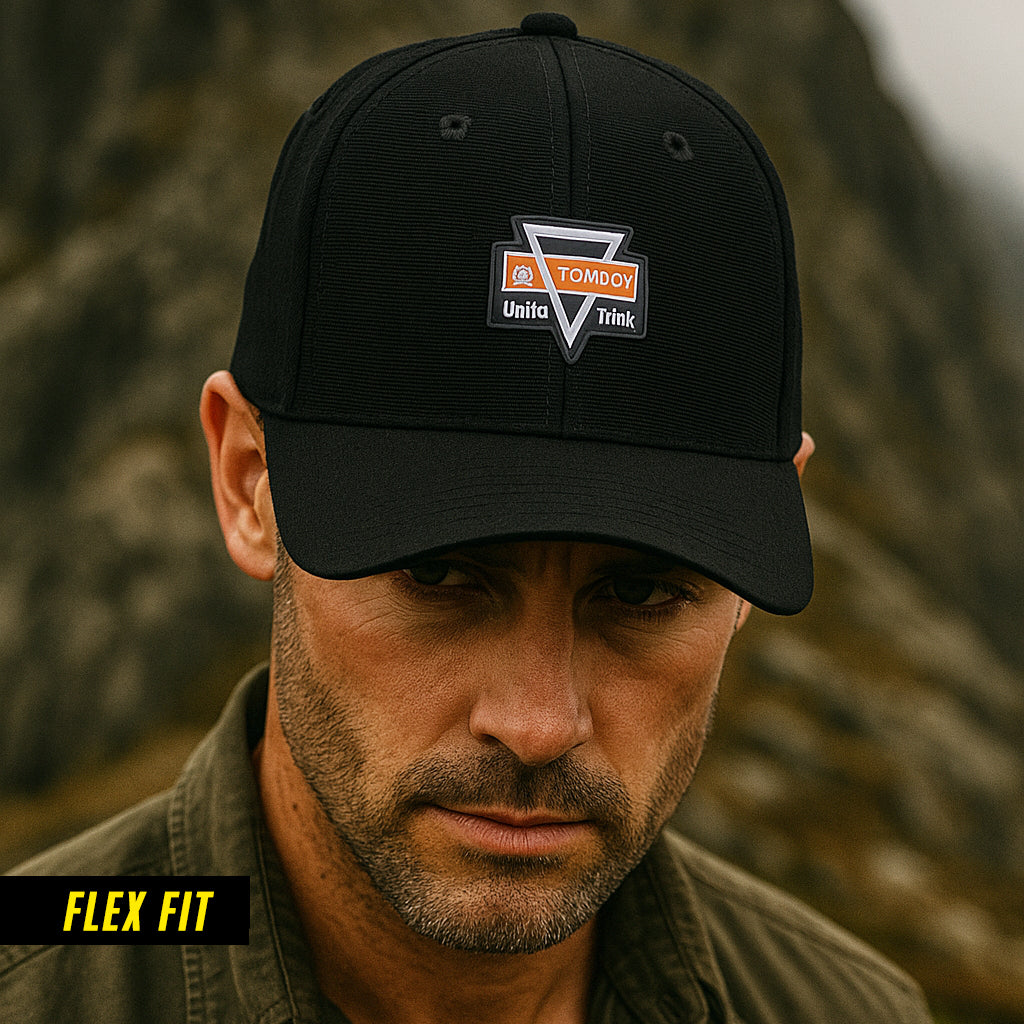 Black Tomboy Fitted Cap - CP101