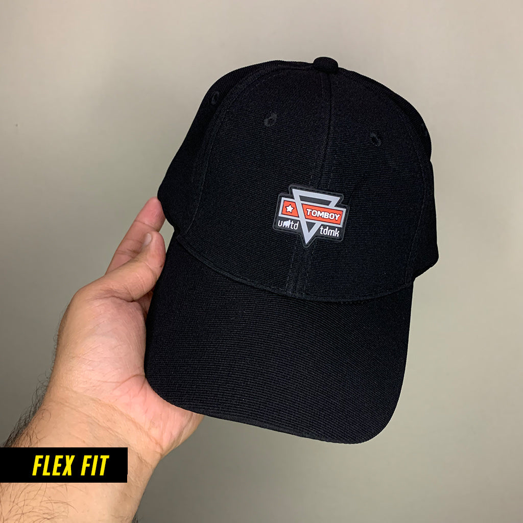 Black Tomboy Fitted Cap - CP101
