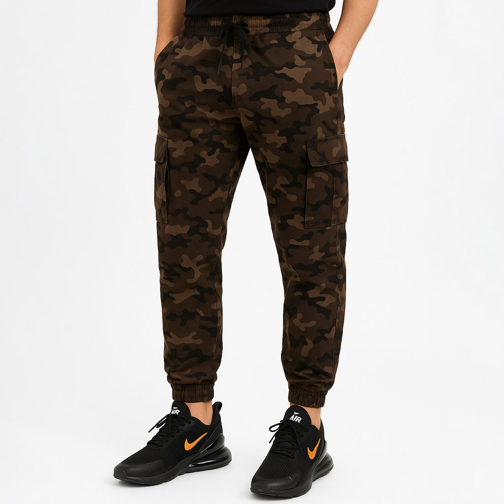 Brown Camo Cargo Pants