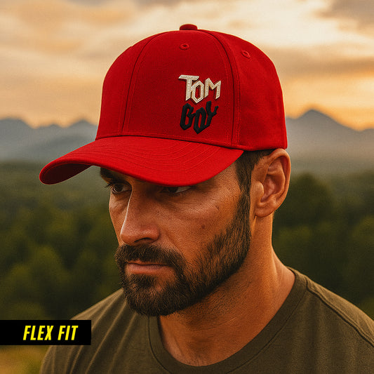 Red Tomboy Fitted Cap - CP102