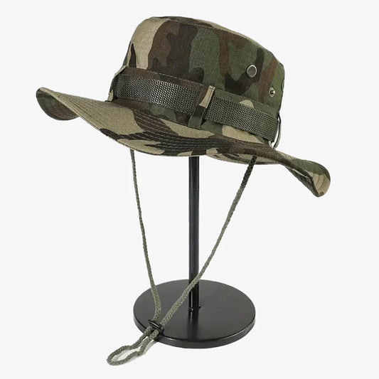 Green Camo Adventure Hat - CP082