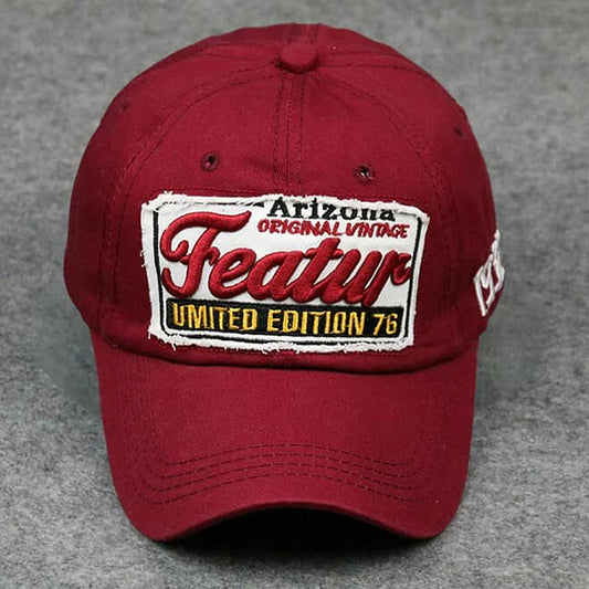 Red Vintage Arizona Baseball Cap - CP076