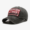 Grey Positive Embroidered Cap - CP017