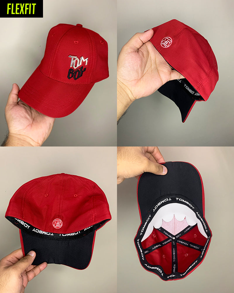 Red Tomboy Fitted Cap - CP102