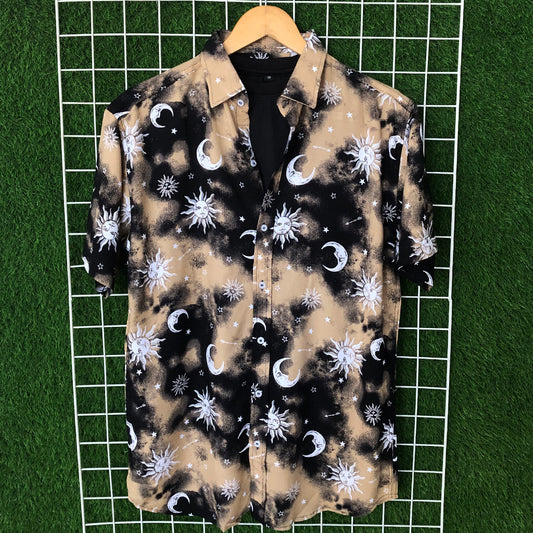 Sun & Moon Printed Shirt - MS004