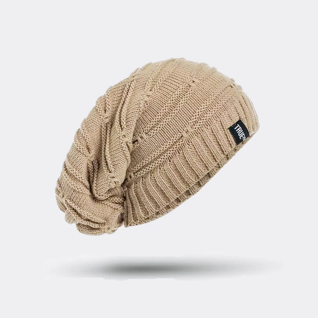 Unisex Khaki Knitted Beanie - CP097