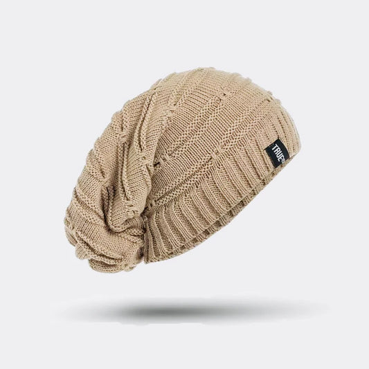 Unisex Khaki Knitted Beanie - CP097