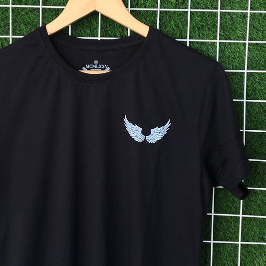 Sliver Wings Black T-Shirt