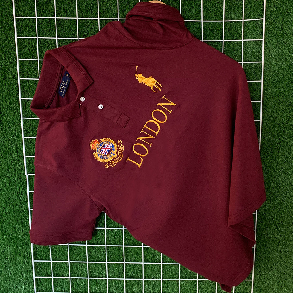 Classic Maroon London Polo Shirt