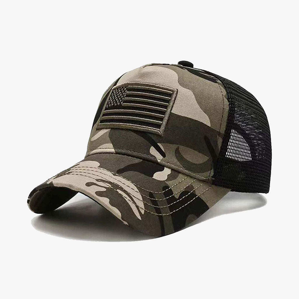 Green Camo Mesh Cap - CP026