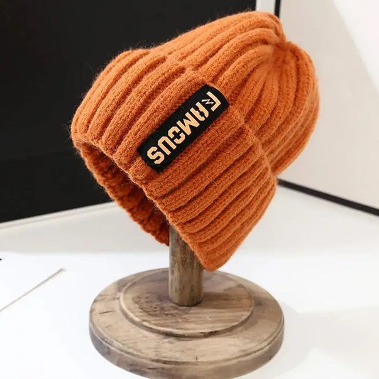Soft Woolen Crochet Beanie (Orange) - CP093
