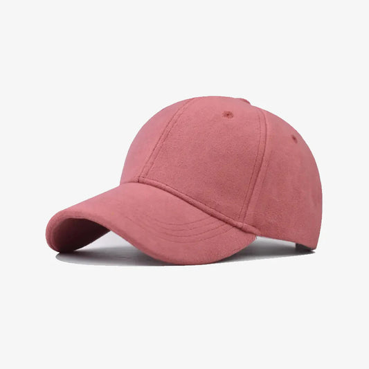 Basic Pink Suede Cap - CP096