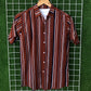 Tri-Color Brown Striped Shirt - MS026