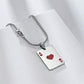 Red Ace Card Locket