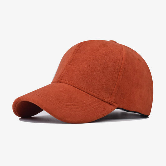 Basic Orange Suede Cap - CP045