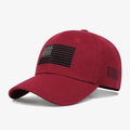 Maroon Embroidered Baseball Cap - CP023