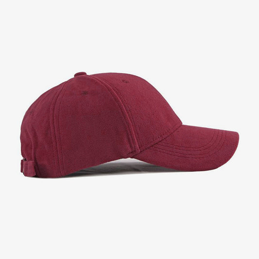 Basic Cardinal Suede Cap - CP053