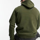 Olive Green Plain Hoodie