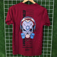 Cyberman Maroon Graphic T-Shirt