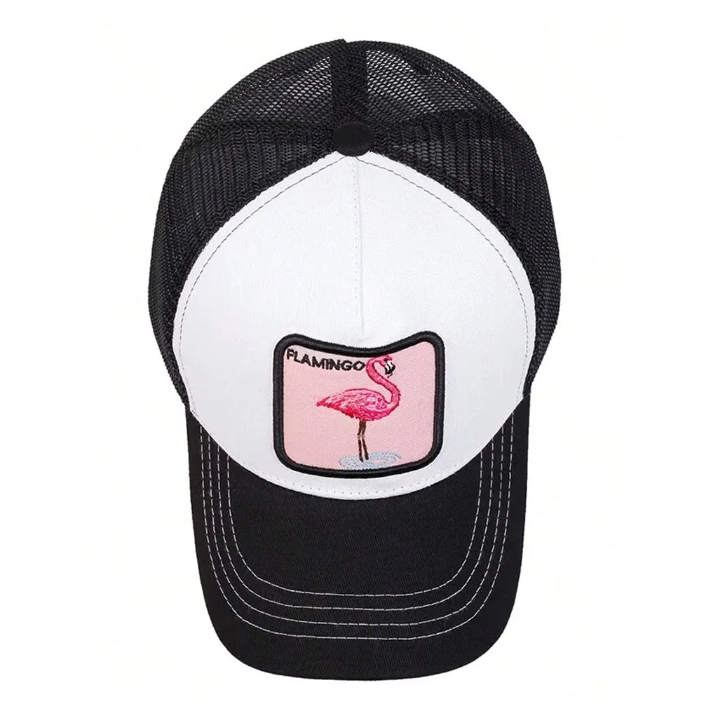 Flamingo Patch Embroidered Baseball Cap - CP058