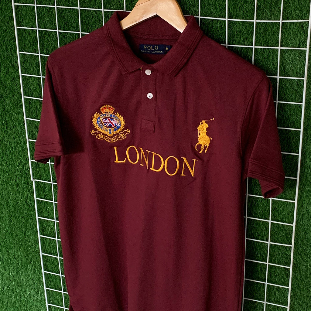 Classic Maroon London Polo Shirt