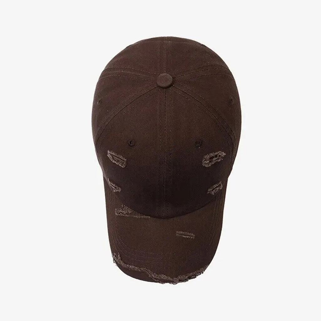 New Broken Edge Brown Baseball Cap - CP022