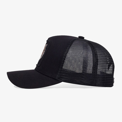 Tiger Embroidered Baseball Black Cap - CP006