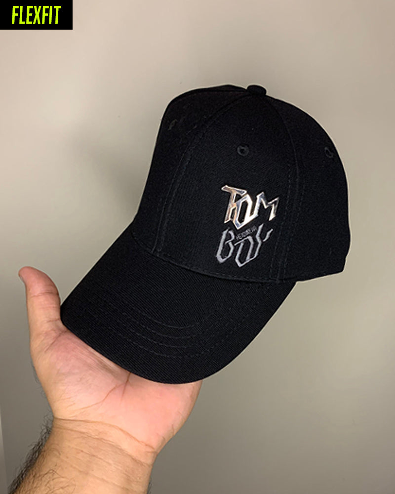 Black Tomboy Fitted Cap - CP103