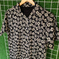 Black & Golden Biscuit Printed Shirt - MS058