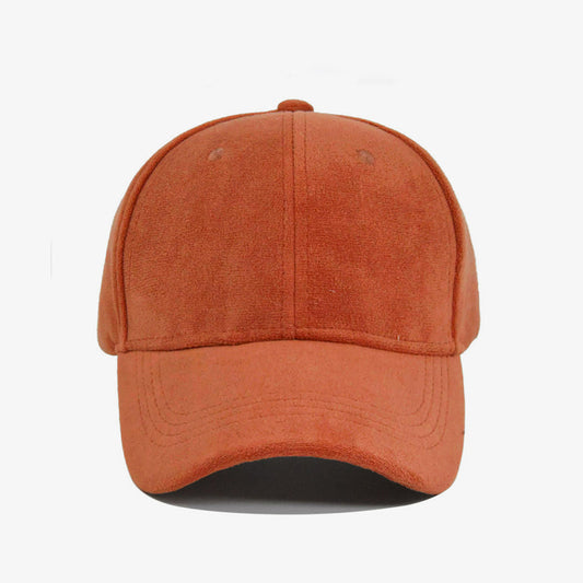 Basic Orange Suede Cap - CP045