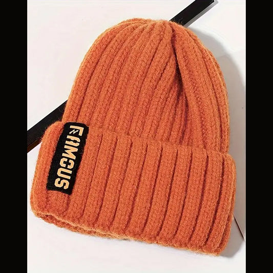 Soft Woolen Crochet Beanie (Orange) - CP093
