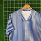 Blue & White Striped Shirt - MS033