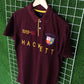 Hackett Embroidered Maroon Polo Shirt