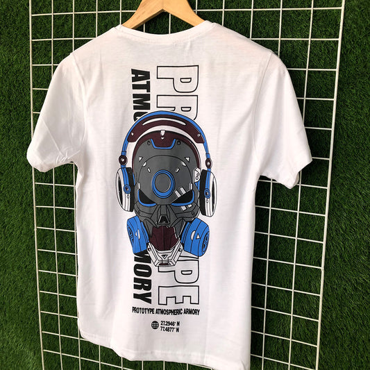 Cyberman White Graphic T-Shirt