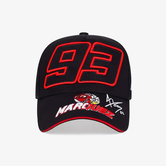 Spider 93 Embroidered Black Cap - CP086