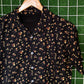 Multi-Color Floral Black Printed Shirt - MS060