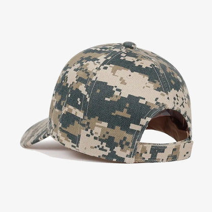 Beige & Green Digital Printed Cap - CP066