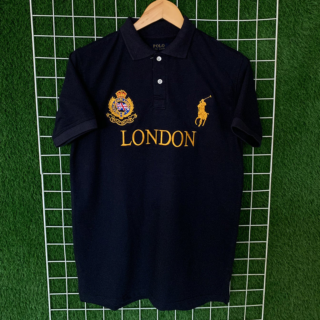 Classic Navy London Polo Shirt