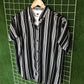 Bold Black & White Striped Shirt - MS047