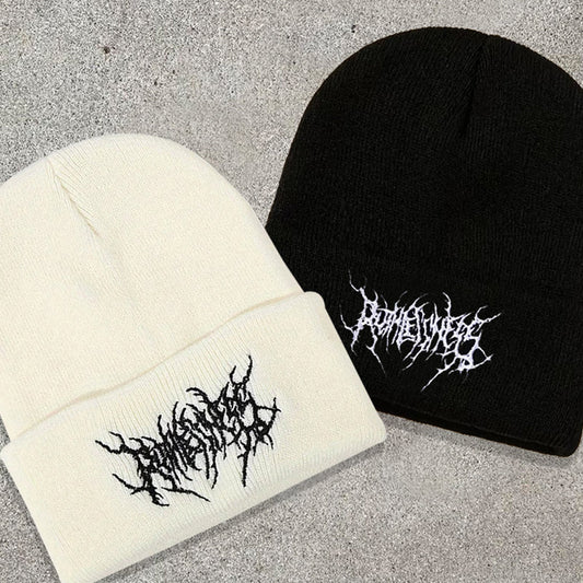 Gothic Street Punk Knitted Beanie - CP117