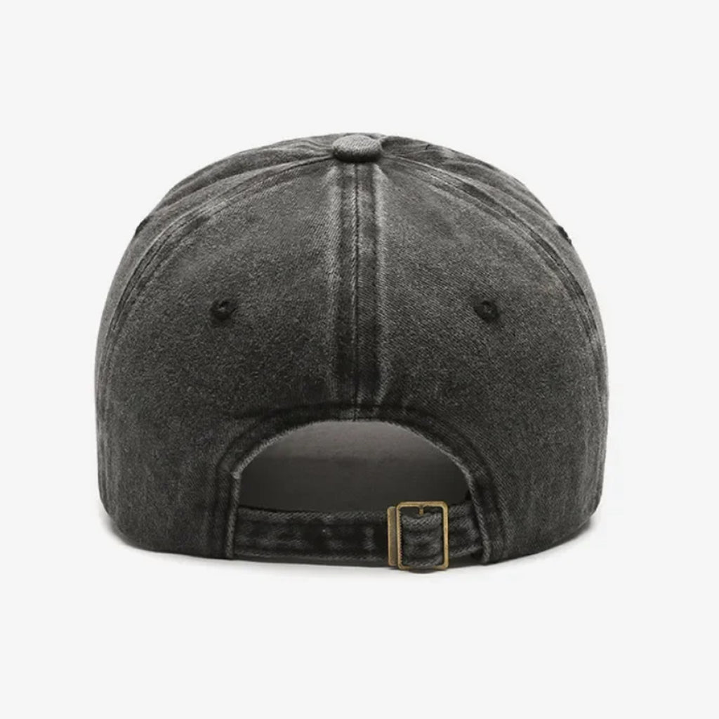 Grey Positive Embroidered Cap - CP017