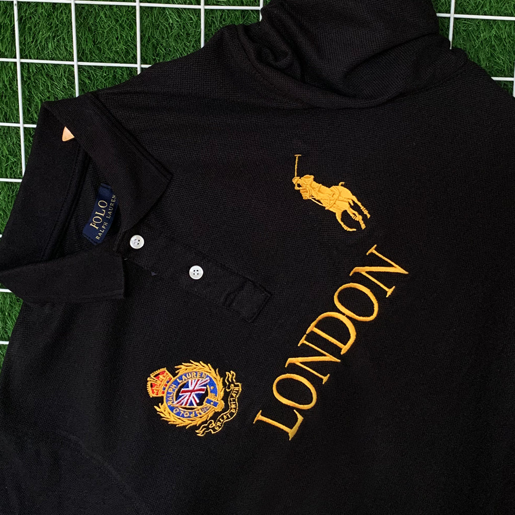 Classic Black London Polo Shirt